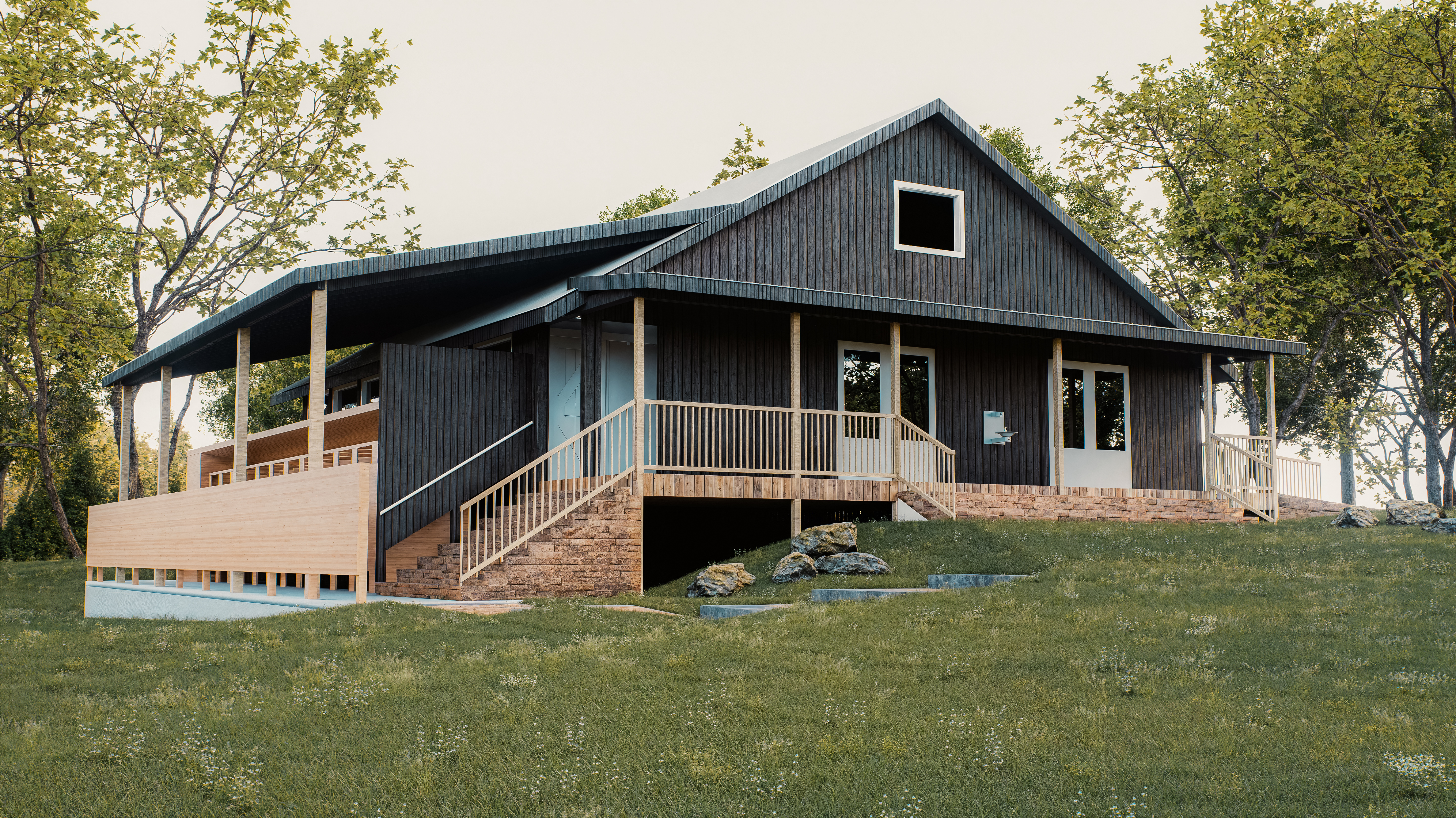 Exterior rendering